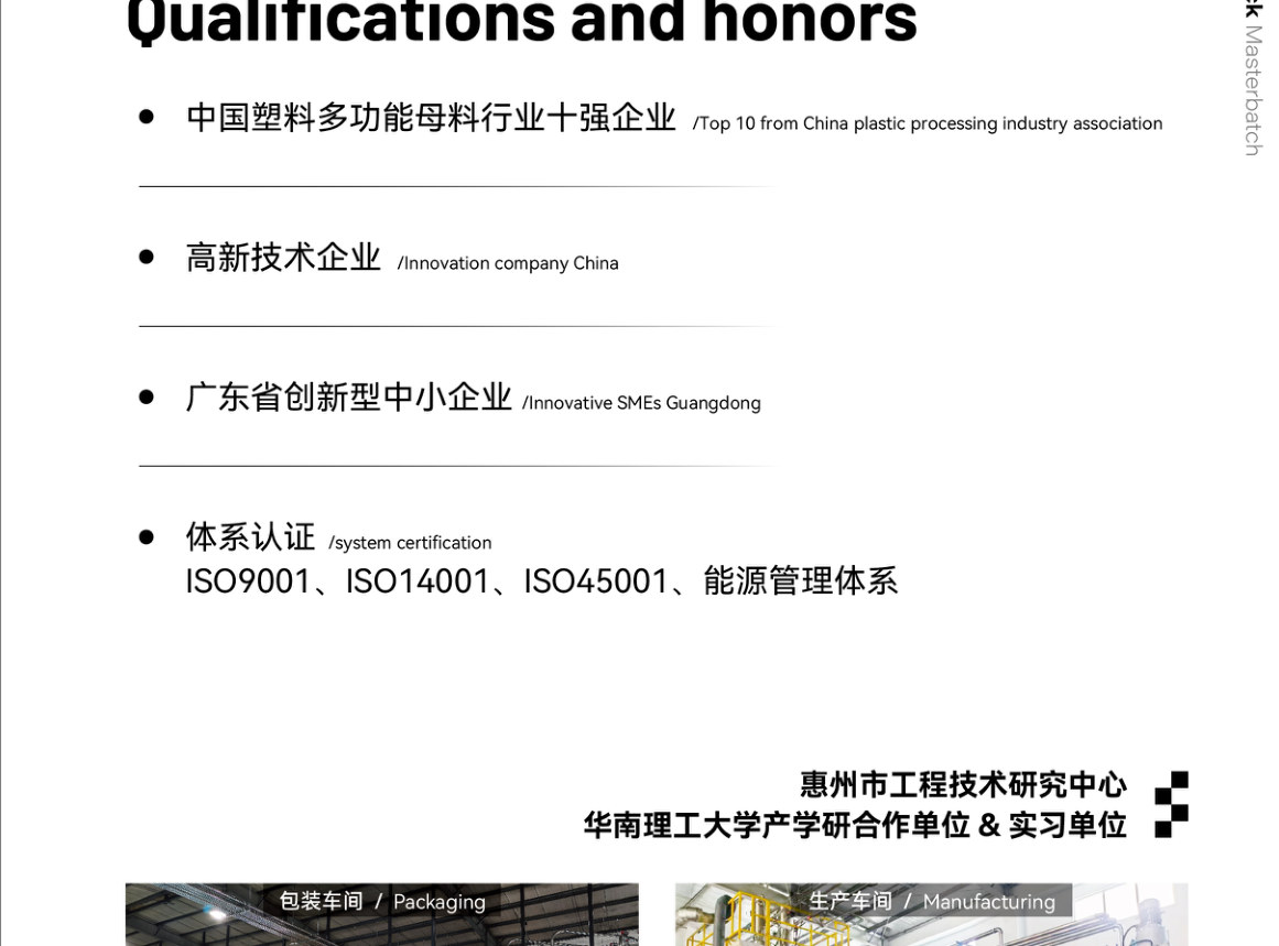 E-LUCK qualifications and honors