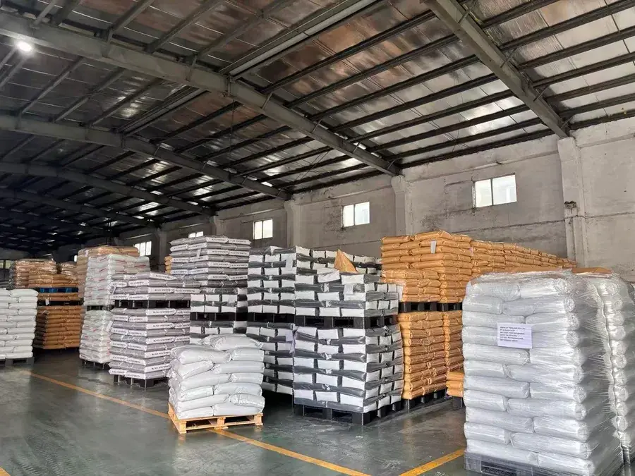 Finished-goods warehouse at E-LUCK plant in Huizhou